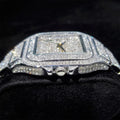 Iced Silver Diamond Luxury Watch noblistic 