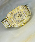 Gold Diamond Luxury Watch noblistic 