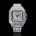 Iced Silver Diamond Luxury Watch noblistic 